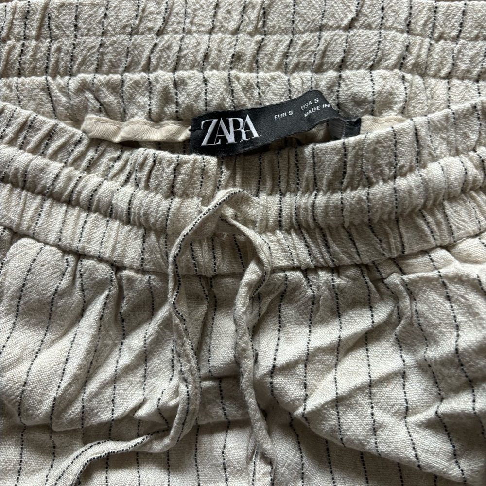 Zara linen pants size small